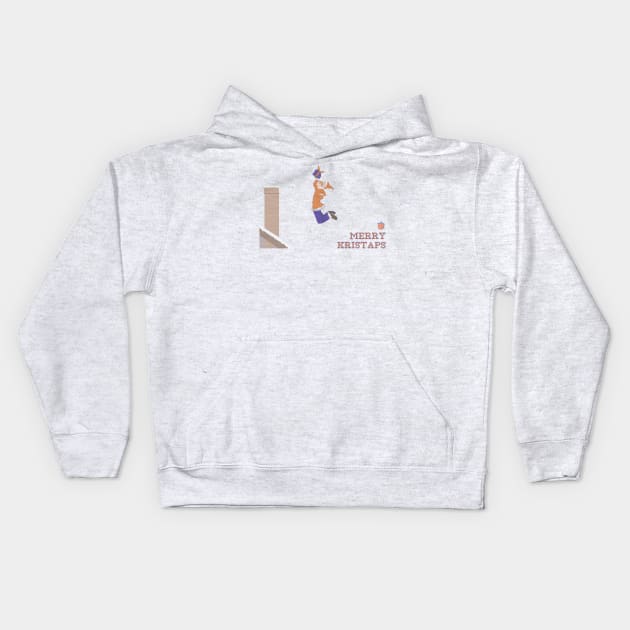 Merry Kristaps Kids Hoodie by TheKnicksWall1